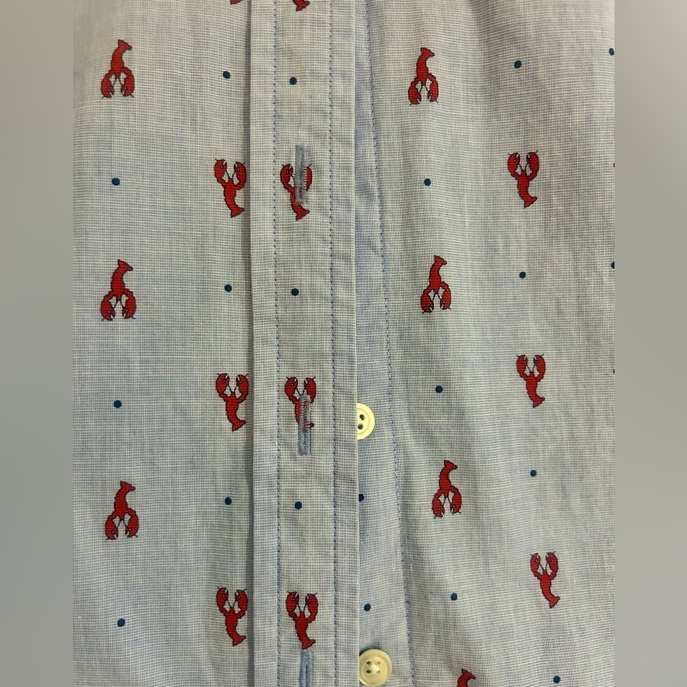 Talbots Lobster Button Down Shirt